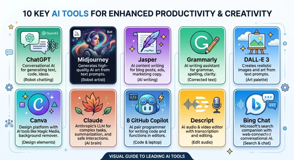 Collection of AI software for business tasks