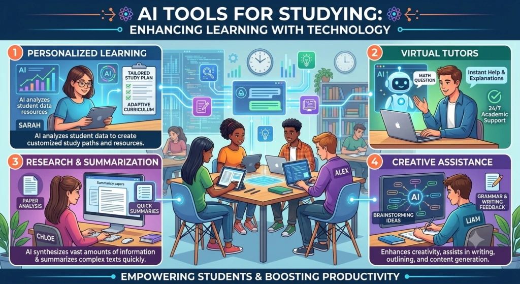 AI study tools helping college students learn smarter