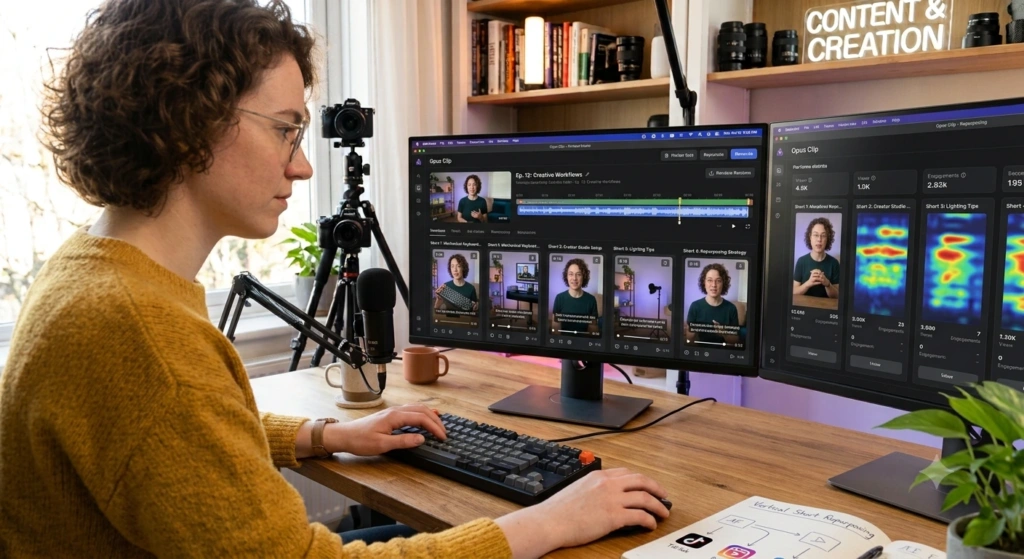 Long video converted into vertical clips