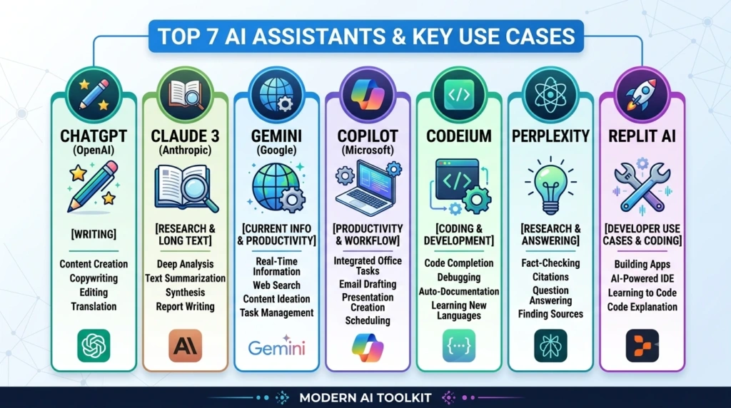 ChatGPT alternatives comparison by use case