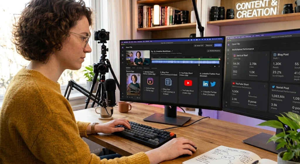 AI content creation workflow
