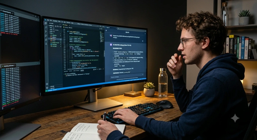 DeepSeek AI helping with coding and reasoning
