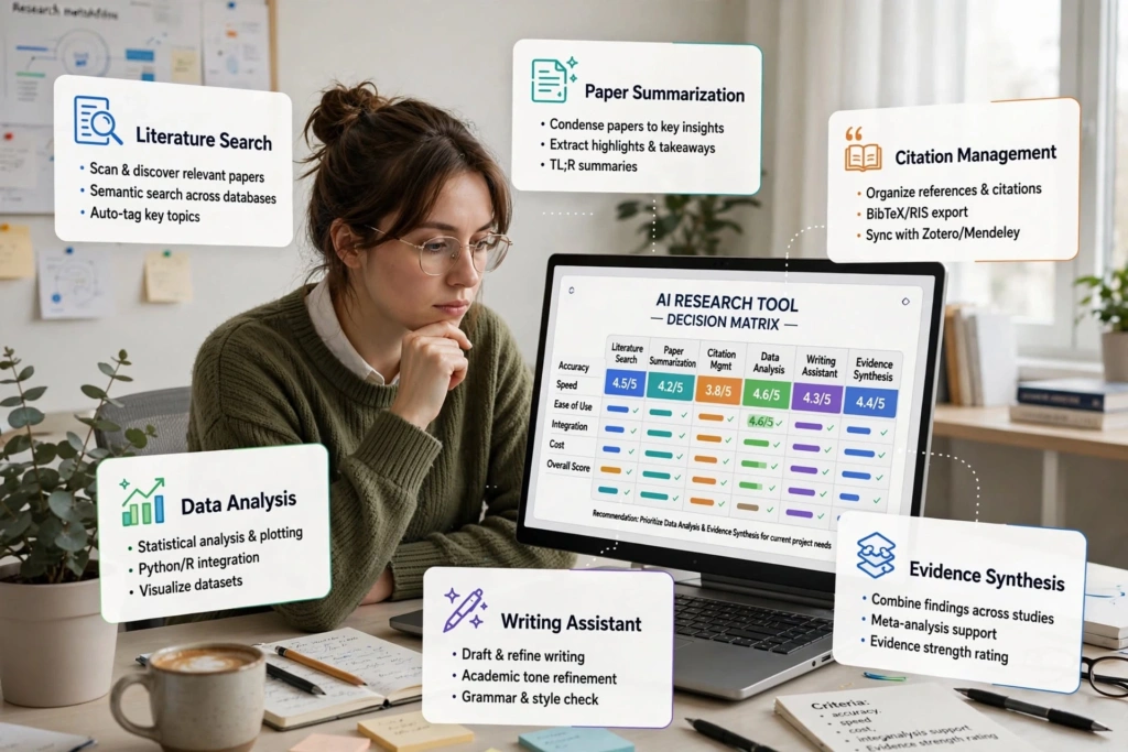 Choosing the right AI research tool