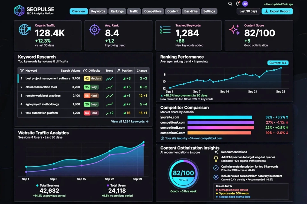 AI SEO tools for marketers