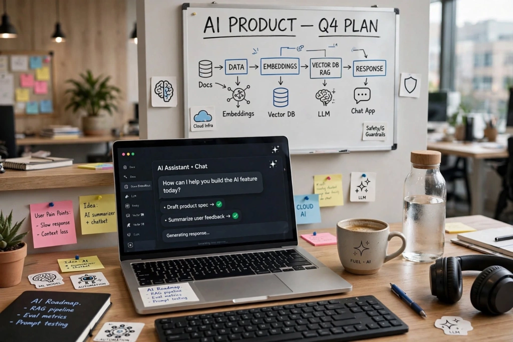 AI tools helping a startup team
